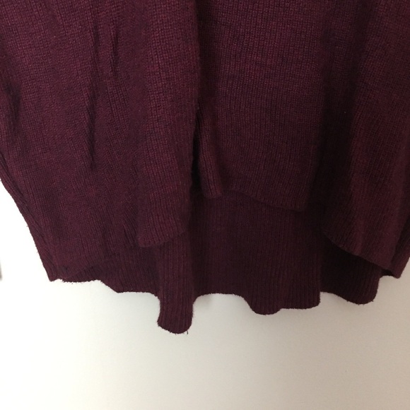 American Eagle Maroon Jegging Fit Knit Sweater - Picture 5 of 9